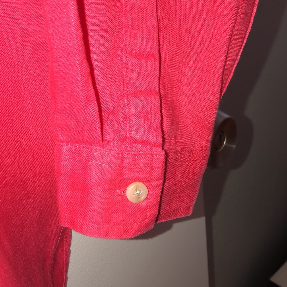 4️⃣ FOR $🔟! LANDS’ END OVERSIZED XS WOMEN’S BLOUSE - Picture 3 of 10